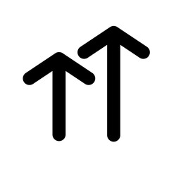 black arrow vector icon