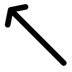 black arrow vector icon