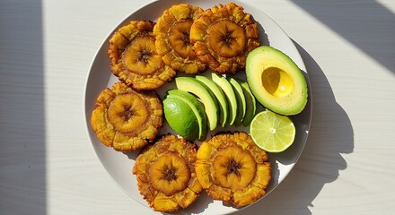 Tostones with Avocado and Lime: A Delicious Caribbean Dish