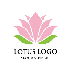 Lotus Logo Graphic Design Vector