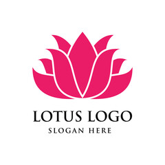 Lotus Logo Graphic Design Vector