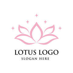 Lotus Logo Graphic Design Vector