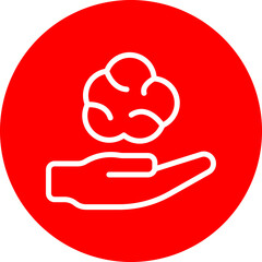 Clay Vector Line White Circle Red