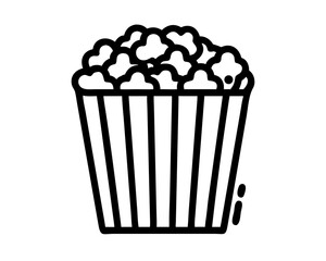 bucket of popcorn