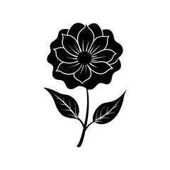 Flower Silhouette vector illustration