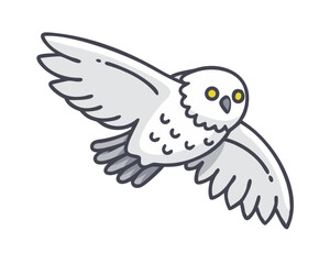 Obraz premium vector illustration of a bird