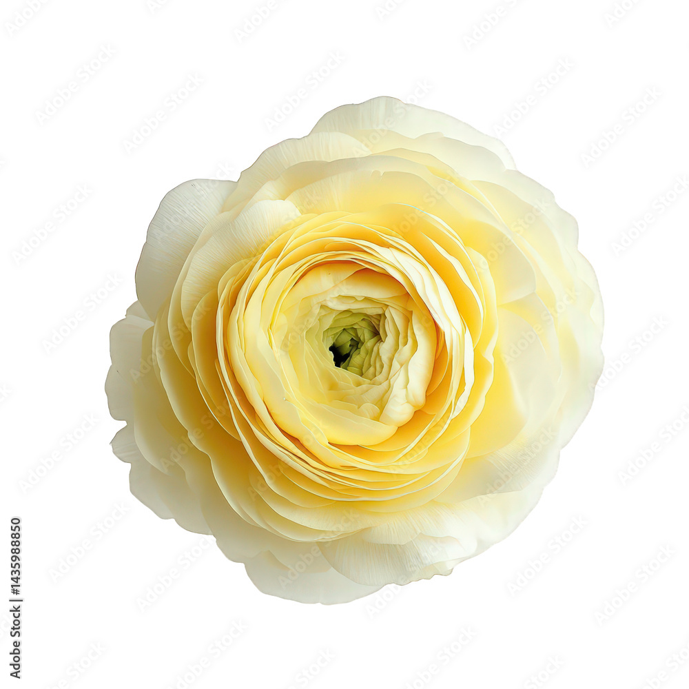 Poster beautifully arranged yellow flower. showcasing its delicate petals and intricate layers the soft. li