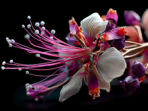 Fallugia paradoxa flower with vibrant colors