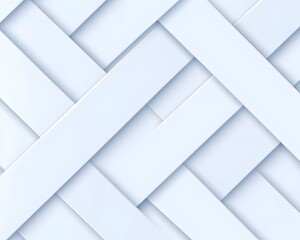 Fototapeta premium Abstract light blue woven pattern with overlapping rectangular stripes creating a textured background
