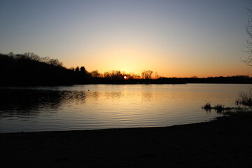 beach at sunset