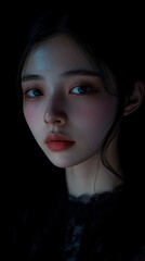 Close-up portrait of a young woman (15)