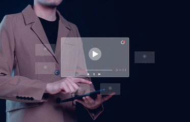 watch online streaming video. to watch online entertainment streaming,  watch video and live concert, listen to music, online learning.