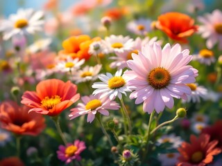 Close-up of wildflowers in bloom
