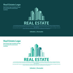 Real Estate logo template design for Real Estate company