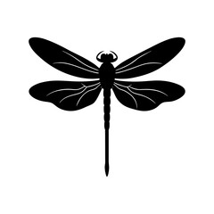 Dragonfly Silhouette vector illustration