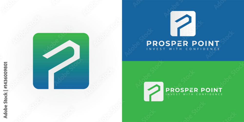 Aufkleber the logo showcases a modern, abstract emblem created with the initials pp, symbolizing strength, pre