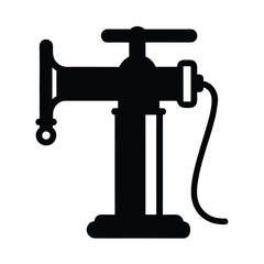 booster pump isolated on white background