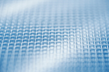 film for a product vacuum sealer machine on a blue background.