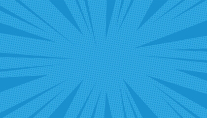 Obraz premium editable blue cartoon vector background with modern style