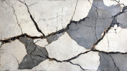 Fototapeta premium Cracked Stone Surface Texture Background