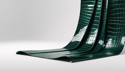 Crocodile leather, artificial leather, crocodile fabric, crocodile, leather, crocodile material, stretched, riveted, piece, tailoring, tanned leather, for sewing, conservation, animal skin, crocodile 