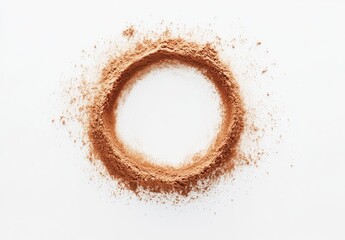 Circle of Brown Powder
