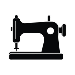 electric sewing machine isolated on white