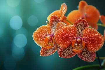 Close up of beautiful wild orchid