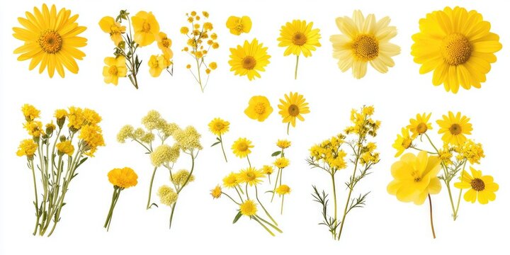 Collection of Yellow Flowers