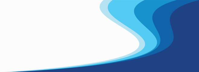 Sea waves layered vector background illustration and sea beach vector illustration.