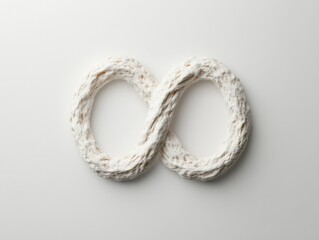 rope on a wooden background