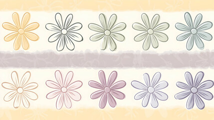 Flower Background Drawing
