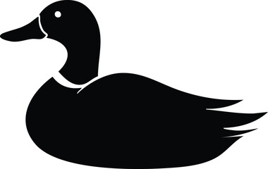 Duck Silhouette Vector SVG Cut File for Cricut and Sublimation