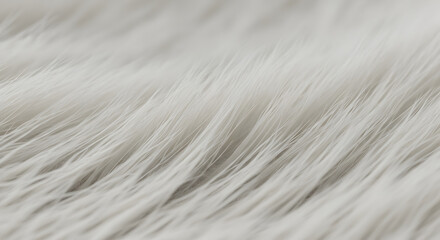 Obraz premium Fluffy White Surface Presents an Elegant, Stylish and Unique Background