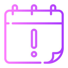 calendar gradient icon