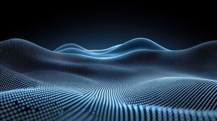 Abstract digital landscape