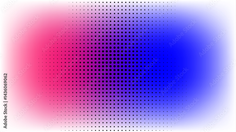 Aufkleber abstract colorful gradient mesh background with halftone pattern. modern background for technology a