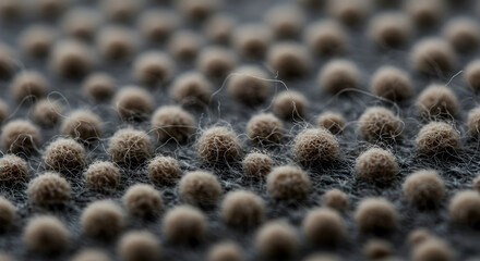 Extreme Close Up Shows Texture of A Contemporary Neutral Color Carpet