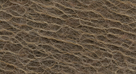 Detailed Brown Fabric Pattern Close Up Shot For Textiles Background
