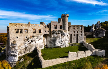 Ogrodzieniec Castle in Podzamcze in Polish Jura, Poland