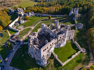 Ogrodzieniec Castle in Podzamcze in Polish Jura, Poland