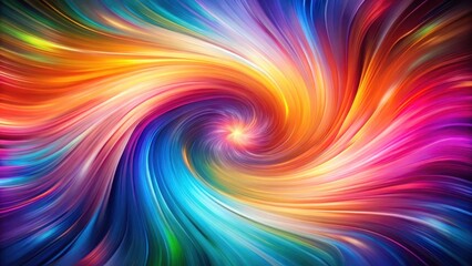 Vortex of colors swirling in a mesmerizing abstract gradient mesh blur , vibrant, visual,  vibrant, visual, swirl