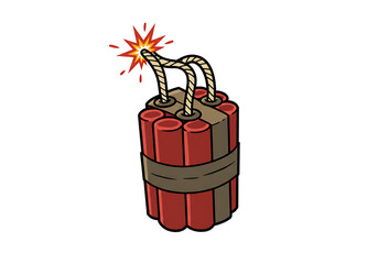 Pixel Art Dynamite Bomb Clipart