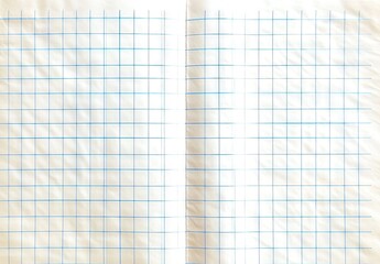 Blank graph paper pages