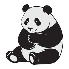 panda bear vector illustration