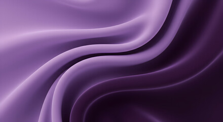 Obraz premium Elegant Flowing Fabric Texture In Shades Of Purple And Lavender