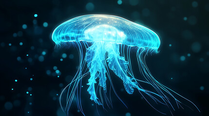 "The Captivating Beauty of Bioluminescent Glow: A Mesmerizing Dance of Light and Natural Wonder"