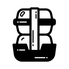 Rice Box Solid Black