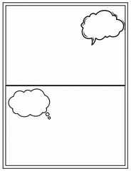 vector illustration of an abstract background with clouds