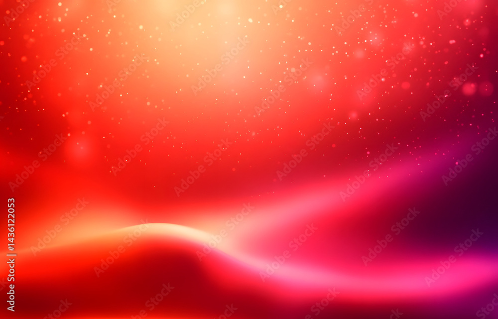 Poster soft red abstract background with bokeh and wave texture creating a warm, dreamy design